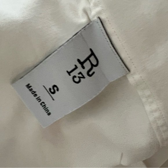 R13 oversized boxy cotton button down dress size S - Picture 7 of 7